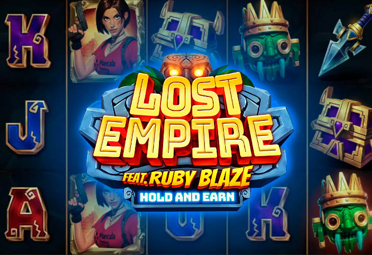 Обложка слота Lost Empire: Featuring Ruby Blaze